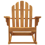 Sedia Dondolo Adirondack da Giardino 79x100x103cm Massello Teak