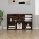 Libreria/Credenza Rovere Fumo 50x25x80 cm in Legno truciolato