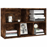 Libreria/Credenza Rovere Fumo 50x25x80 cm in Legno truciolato