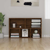 Libreria/Credenza Rovere Marrone 50x25x80 cm Legno truciolato