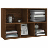 Libreria/Credenza Rovere Marrone 50x25x80 cm Legno truciolato