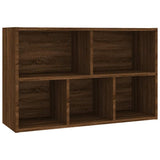 Libreria/Credenza Rovere Marrone 50x25x80 cm Legno truciolato