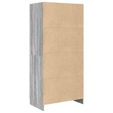 Armadio Grigio Sonoma 82,5x51,5x180 cm in Legno truciolato