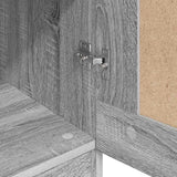 Armadio Grigio Sonoma 82,5x51,5x180 cm in Legno truciolato