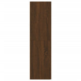 Mobile Porta TV a Parete Rovere Marrone 30,5x30x110 cm