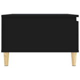 Tavolino da Salotto Nero 55x55x36,5 cm in Legno truciolato