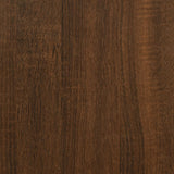 Tavolino Salotto Rovere Marrone 80x80x36,5 cm Legno truciolato