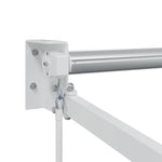 Tenda da Sole Bianco 3 x 2,5 m Metallo