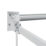 Tenda da Sole Bianco 3 x 2,5 m Metallo