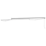 Tenda da Sole Bianco 3 x 2,5 m Metallo