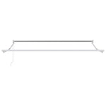 Tenda da Sole Bianco 3 x 2,5 m Metallo
