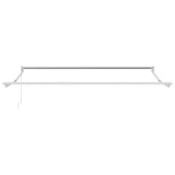 Tenda da Sole Bianco 3 x 2,5 m Metallo