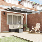 Tenda da Sole Bianco 3 x 2,5 m Metallo