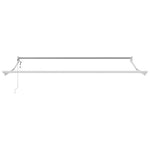 Tenda da Sole Bianco 3 x 2,5 m Metallo