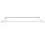 Tenda da Sole Bianco 3 x 2,5 m Metallo