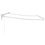 Tenda da Sole Bianco 3 x 2,5 m Metallo
