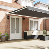 Tenda da Sole Bianco 4  3 m Metallo