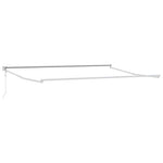 Tenda da Sole Bianco 4  3 m Metallo