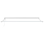 Tenda da Sole Bianco 4  3 m Metallo