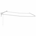 Tenda da Sole Bianco 4  3 m Metallo