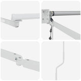 Telaio per tende da sole retrattile Bianco 450  300 cm