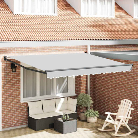 Tenda da Sole Antracite 3 x 2,5 m Metallo
