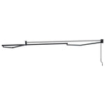 Tenda da Sole Antracite 3 x 2,5 m Metallo