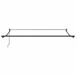 Tenda da Sole Antracite 3 x 2,5 m Metallo