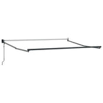 Tenda da Sole Antracite 3 x 2,5 m Metallo