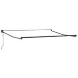 Tenda da Sole Antracite 3 x 2,5 m Metallo