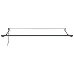 Tenda da Sole Antracite 3 x 2,5 m Metallo
