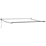 Tenda da Sole Antracite 5 x 3 m Metallo