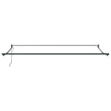 Tenda da Sole Antracite 5 x 3 m Metallo