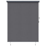 Tenda a rullo Antracite 200 x 250 cm Tessuto e Alluminio