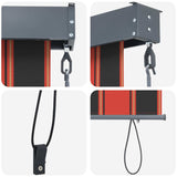 Tenda a Rullo Esterna arancione e marrone 200 x 250 cm Tessuto