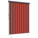 Tenda a Rullo Esterna arancione e marrone 200 x 250 cm Tessuto