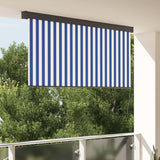 Tenda a Rullo Esterna Striped Blu e bianco 220 x 250 cm Tessuto