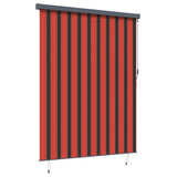 Tenda a Rullo Esterna arancione e marrone 220 x 250 cm Tessuto