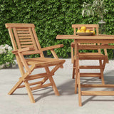 Sedie da Giardino Pieghevoli 2pz 56x63x90cm Legno Massello Teak