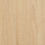 Scrivania Ripiani Rovere Sonoma 135x50x90cm truciolato e Ferro