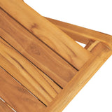 Set da Pranzo da Giardino 7 pz in Legno Massello di Teak