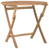 Set da Pranzo per Giardino 5 pz in Legno Massello di Teak