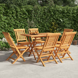 Sedie da Giardino Pieghevoli 6pz 47x63x90cm Legno Massello Teak