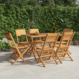 Sedie da Giardino Pieghevoli 6pz 47x61x90cm Legno Massello Teak