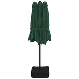 Ombrellone a Doppia Testa Verde 449x265 cm