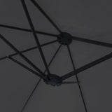 Ombrellone a Doppia Testa Nero 449x265 cm