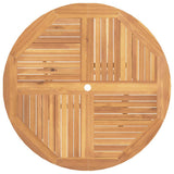 Tavolo da Giardino Pieghevole 110x75 cm Legno Massello di Teak