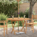 Tavolo da Giardino Pieghevole 110x75 cm Legno Massello di Teak