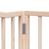 Cancello per Cani Porta Pieghevole 8 Pannelli 640 cm in Pioppo