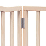 Cancello per Cani Porta Pieghevole 10 Pannelli 800 cm in Pioppo